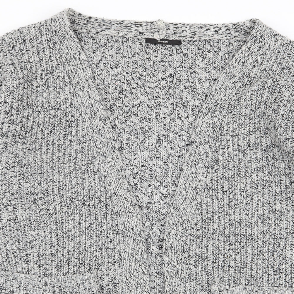 Asda George Womens Grey   Cardigan Jumper Size 20