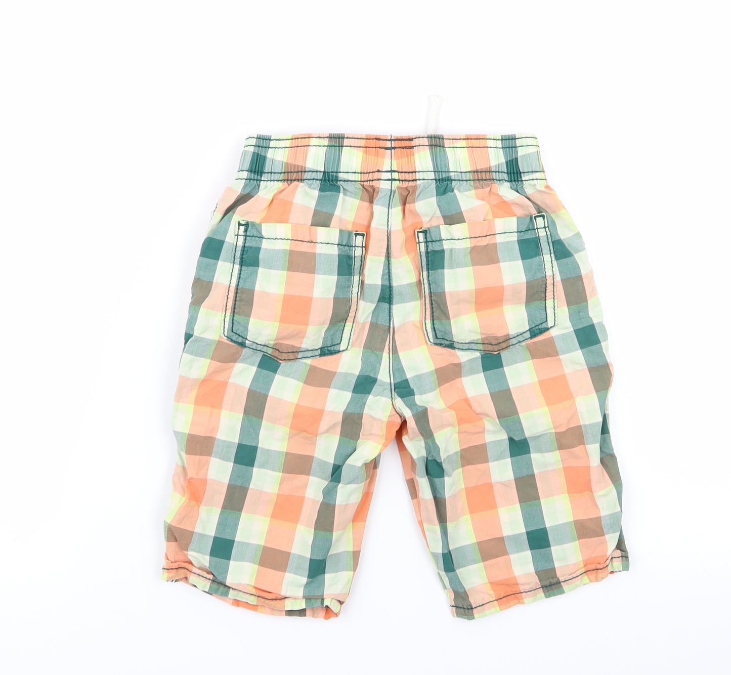 TU Boys Multicoloured Check  Cargo Shorts Size 5 Years