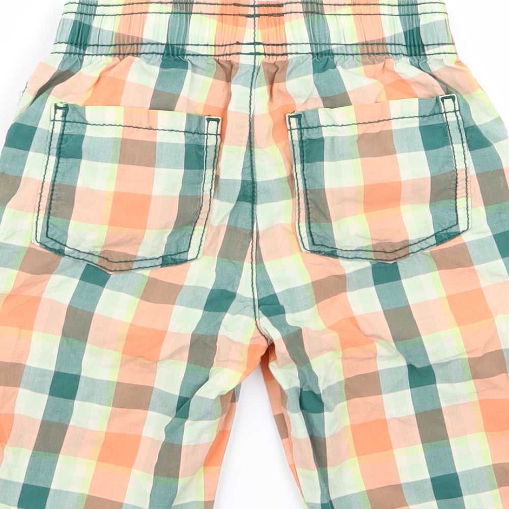 TU Boys Multicoloured Check  Cargo Shorts Size 5 Years