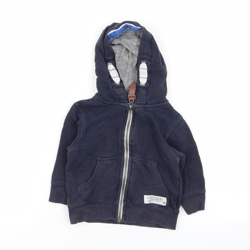 NEXT Boys Blue   Full Zip Jumper Size 6-9 Months