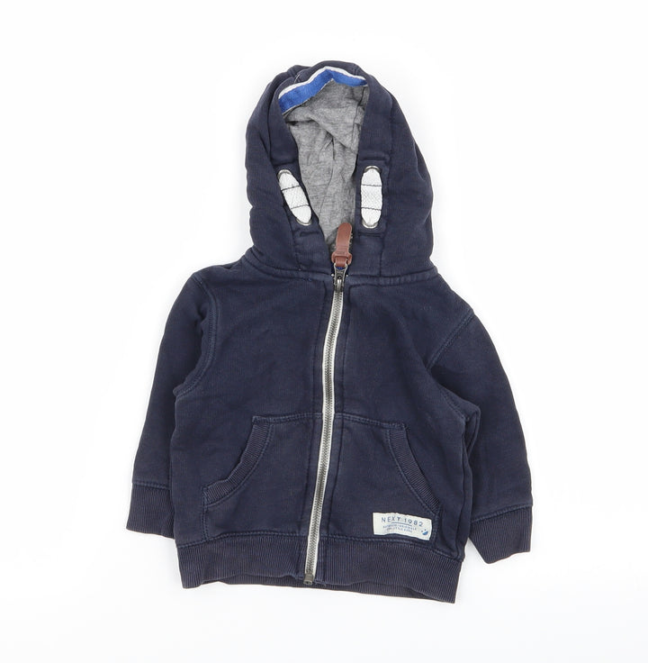 NEXT Boys Blue   Full Zip Jumper Size 6-9 Months