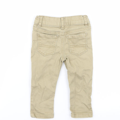 denim and co Boys Beige   Cargo Trousers Size 6-9 Months  - chino trousers