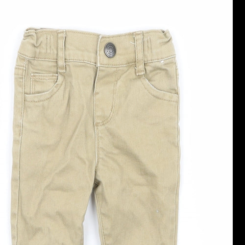 denim and co Boys Beige   Cargo Trousers Size 6-9 Months  - chino trousers