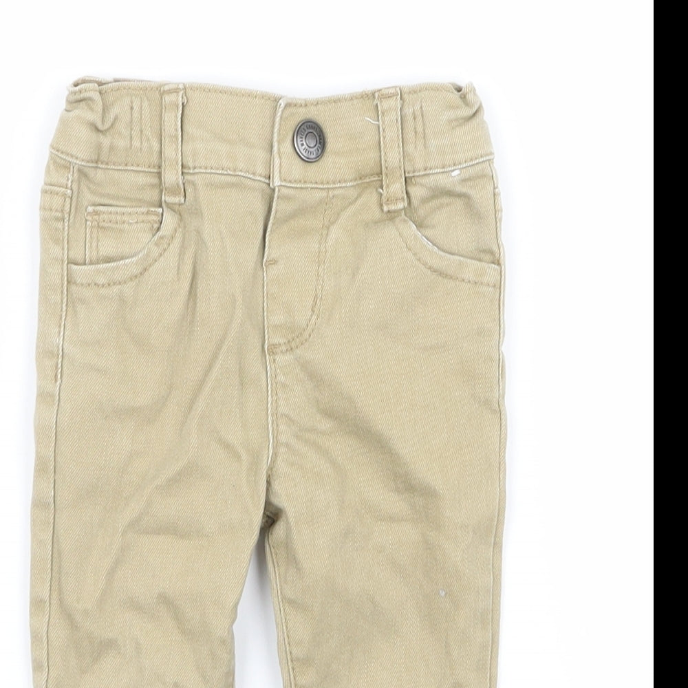 denim and co Boys Beige   Cargo Trousers Size 6-9 Months  - chino trousers