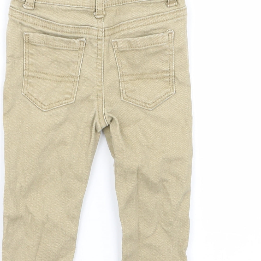 denim and co Boys Beige   Cargo Trousers Size 6-9 Months  - chino trousers