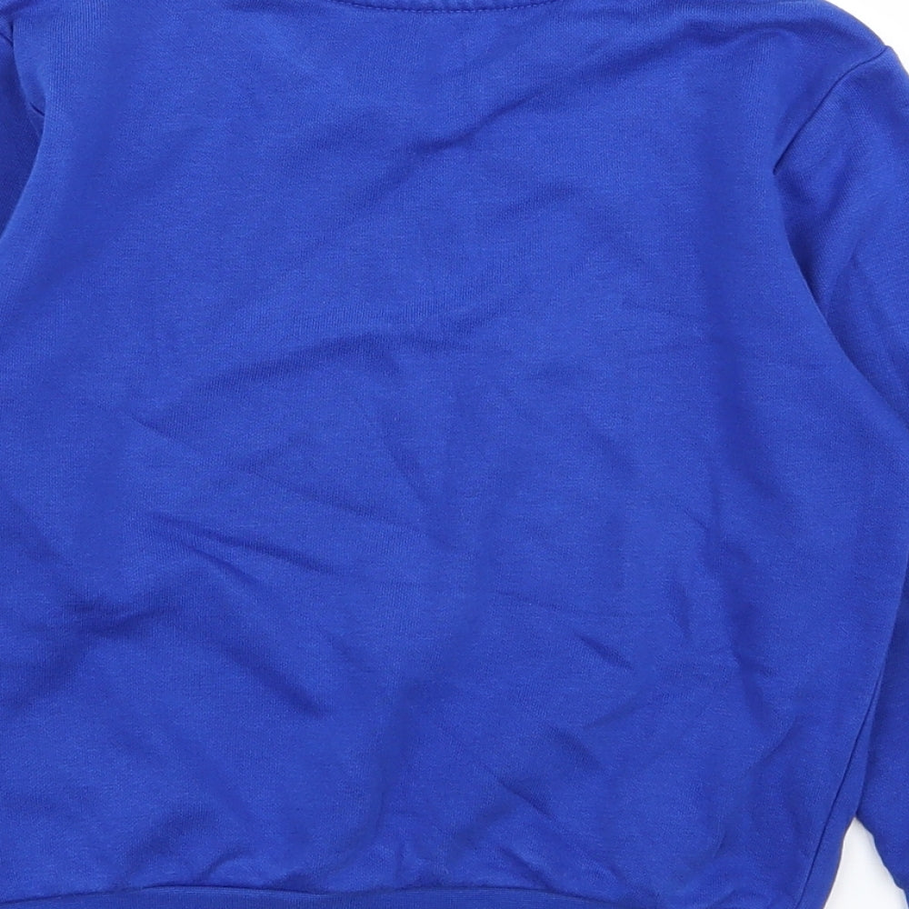 Asda George Boys Blue   Pullover Jumper Size 5-6 Years