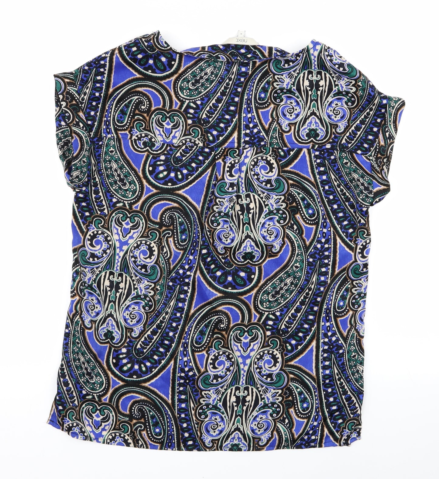 NEXT Womens Multicoloured Geometric  Basic Blouse Size 8