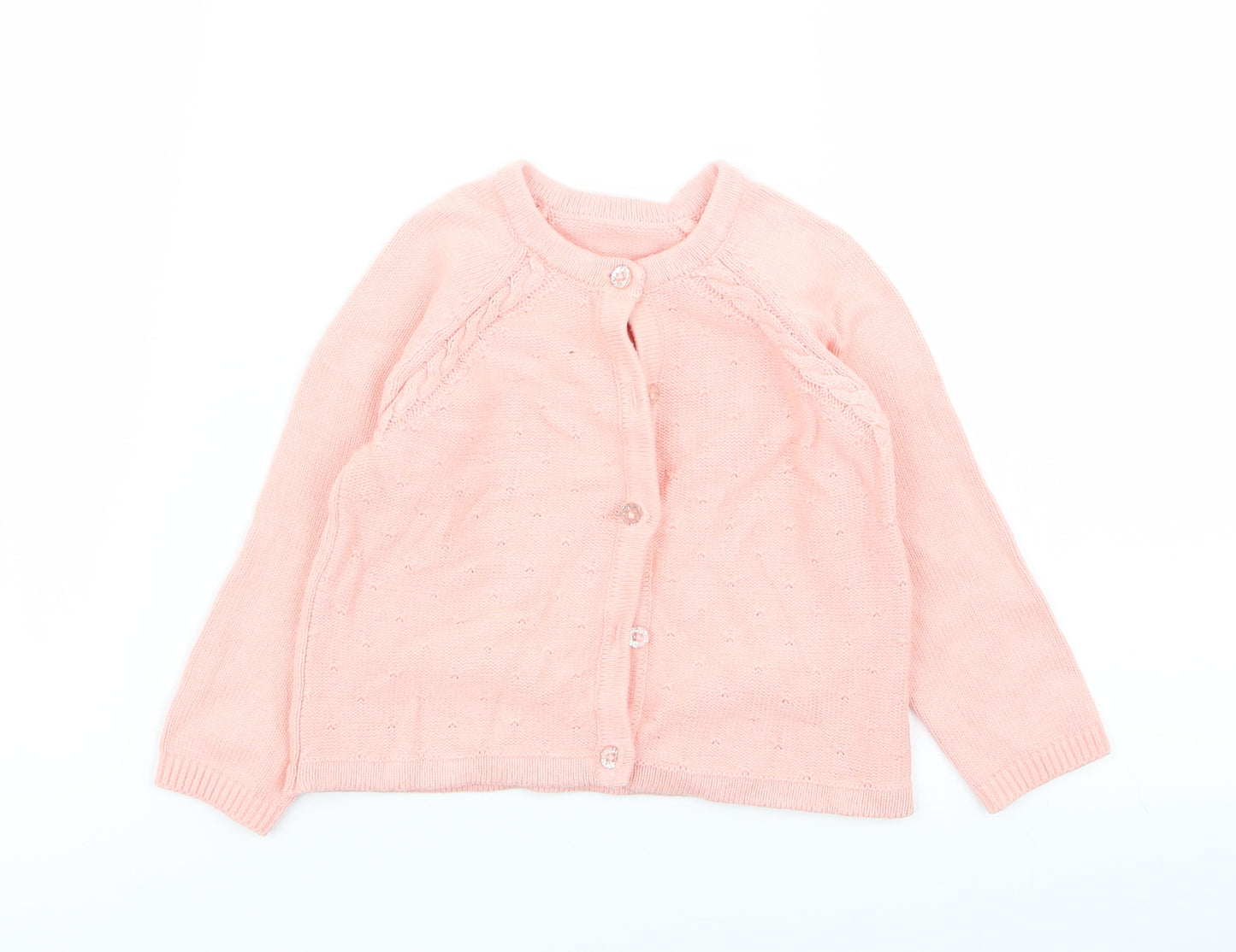 Nutmeg Boys Pink   Cardigan Jumper Size 2-3 Years