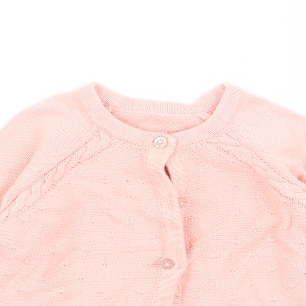 Nutmeg Boys Pink   Cardigan Jumper Size 2-3 Years
