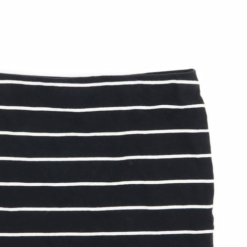 New Look Womens Multicoloured Striped  A-Line Skirt Size 8  - Stretch waistband