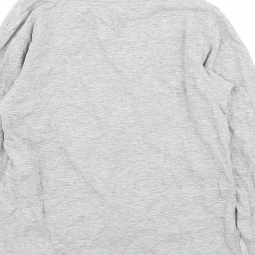 Asda George Boys Grey   Basic T-Shirt Size 5-6 Years