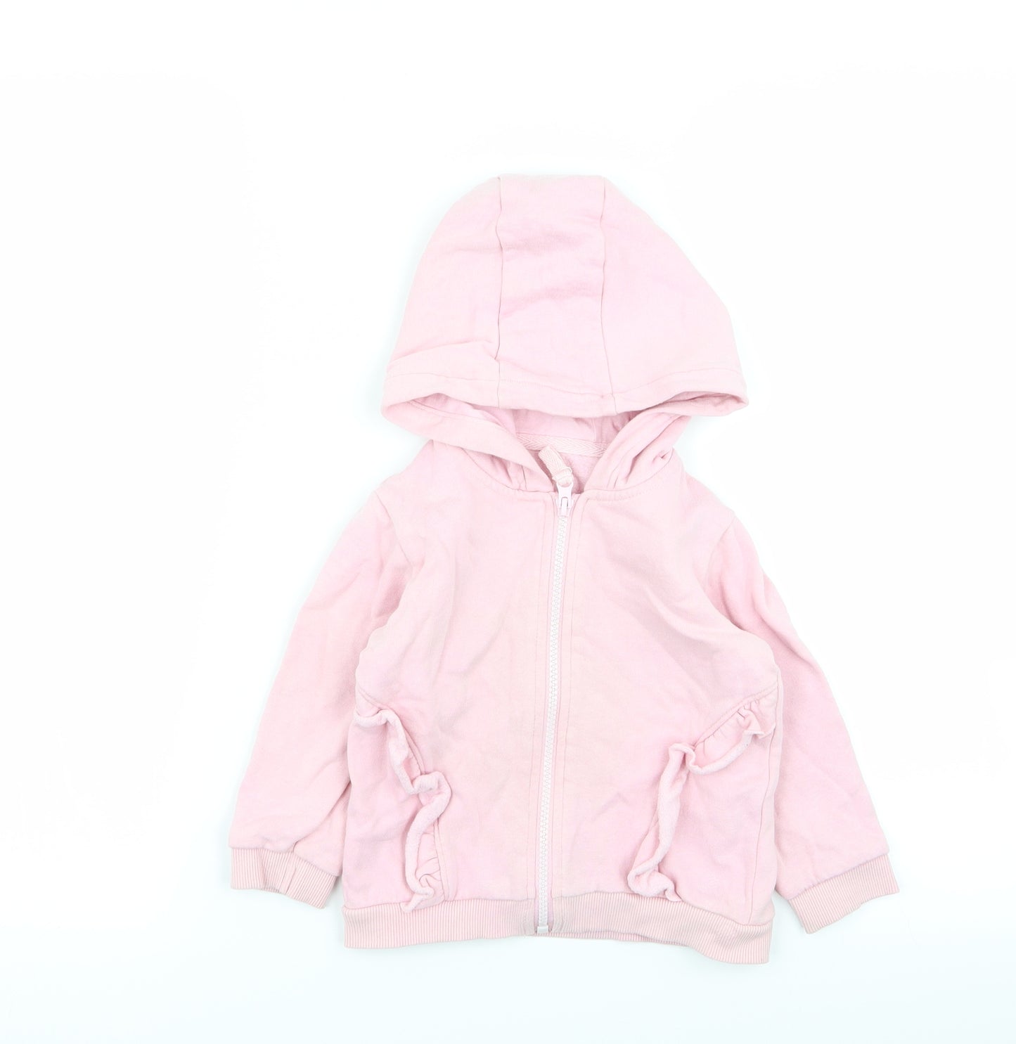 Matalan Girls Pink   Full Zip Jumper Size 2-3 Years