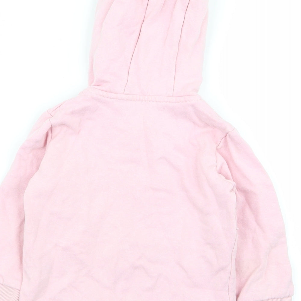 Matalan Girls Pink   Full Zip Jumper Size 2-3 Years