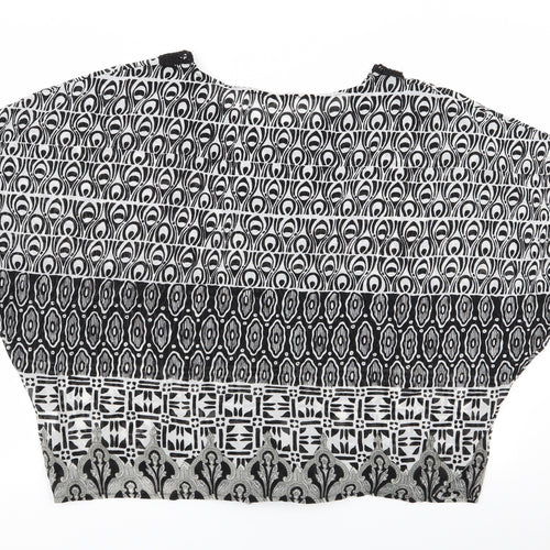 Annabelle Womens Multicoloured Geometric  Basic Blouse Size 14