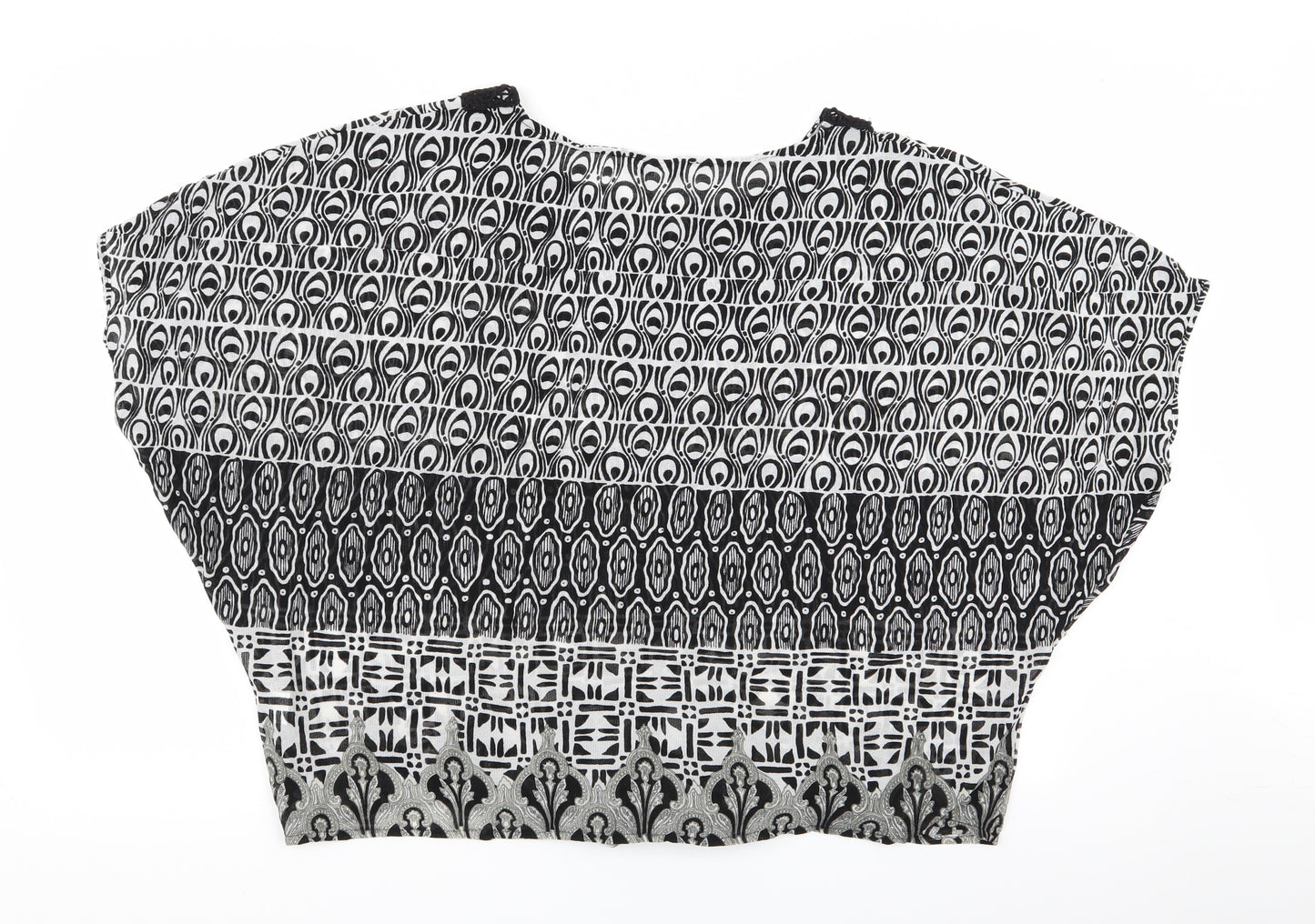 Annabelle Womens Multicoloured Geometric  Basic Blouse Size 14