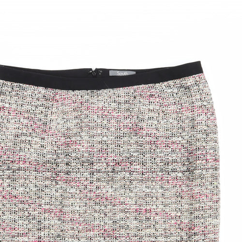 South Womens Multicoloured   A-Line Skirt Size 14
