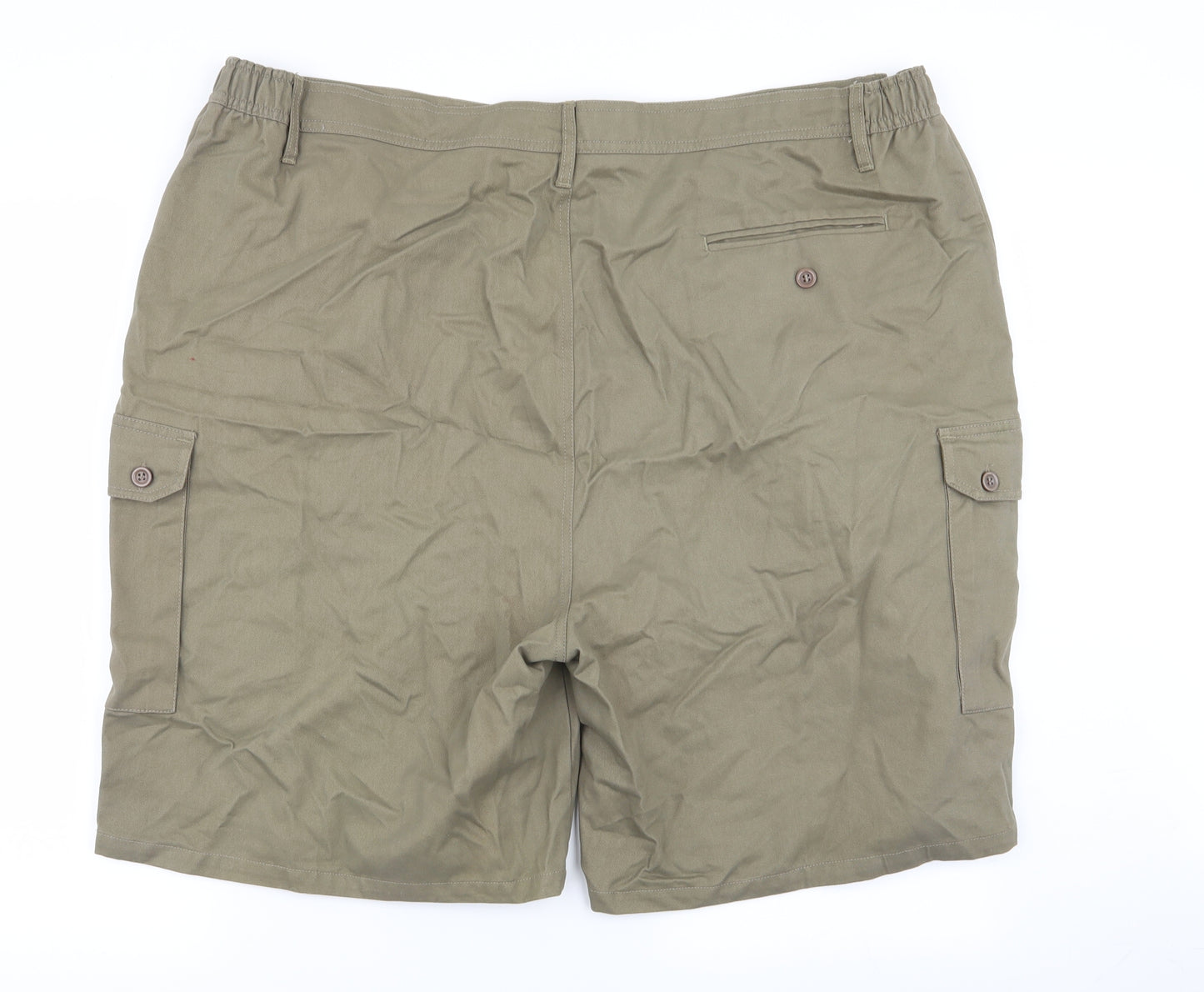 Pegasus Mens Green   Chino Shorts Size 45 in