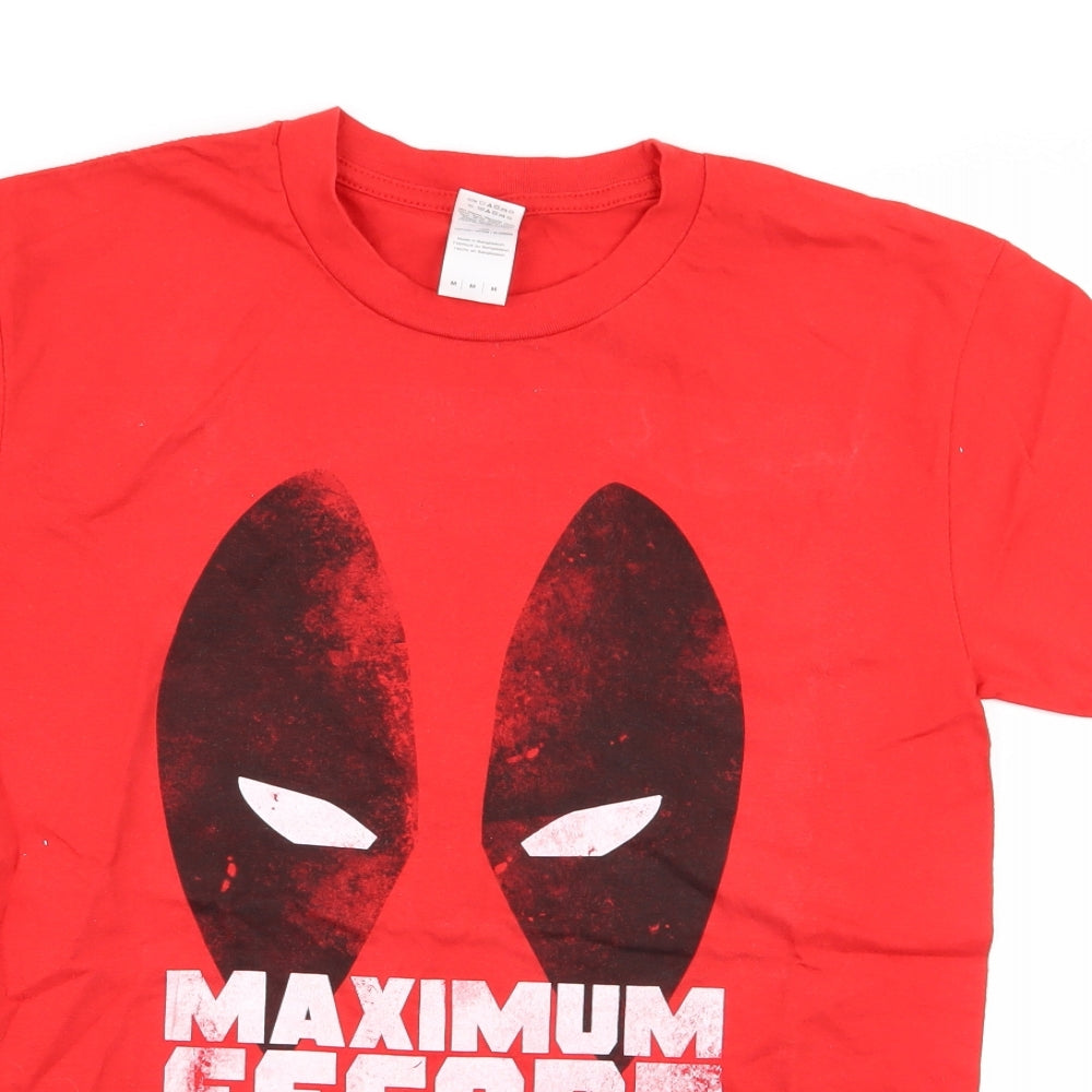 Gildan Mens Red    T-Shirt Size M