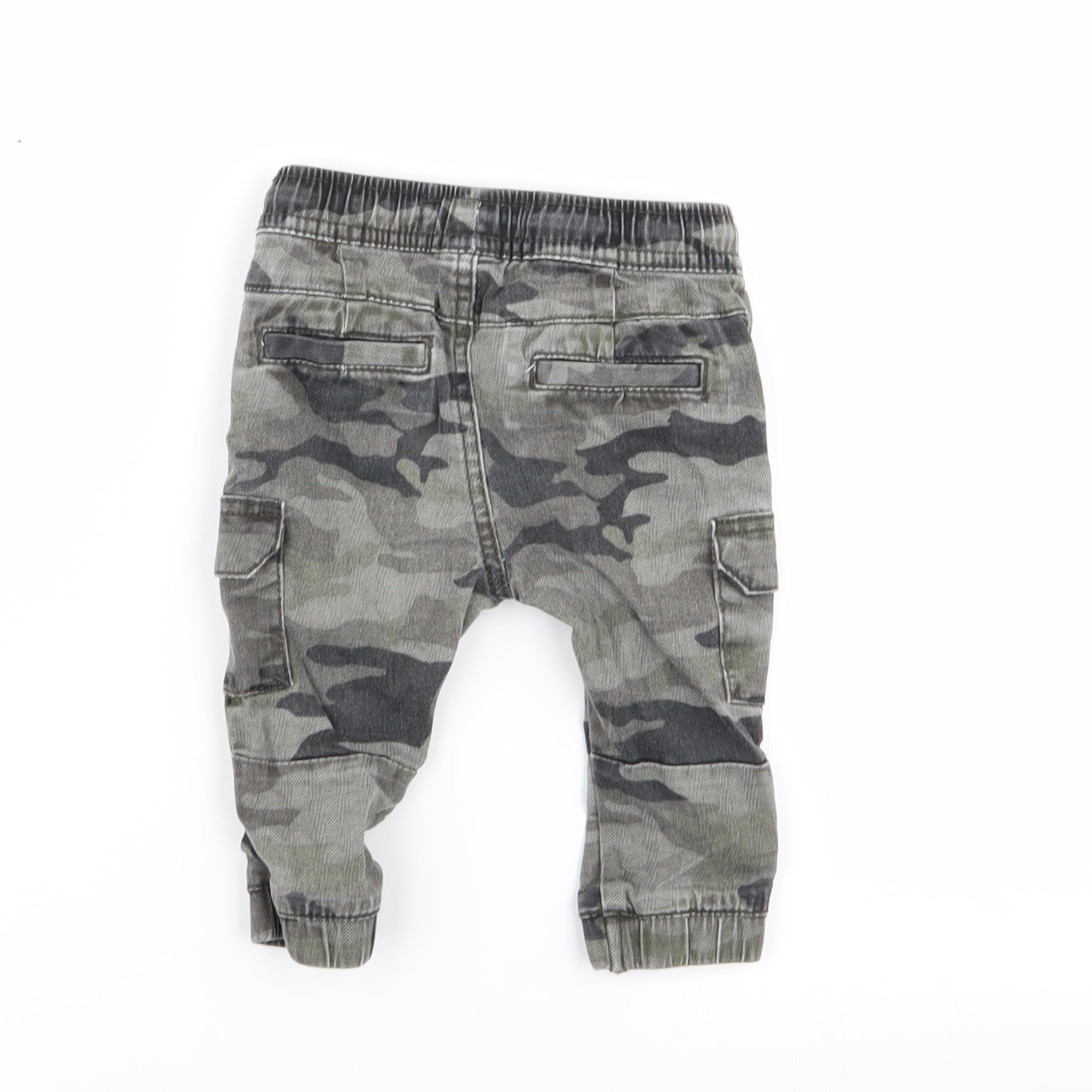 NEXT Boys Multicoloured Camouflage  Jogger Trousers Size 6-9 Months