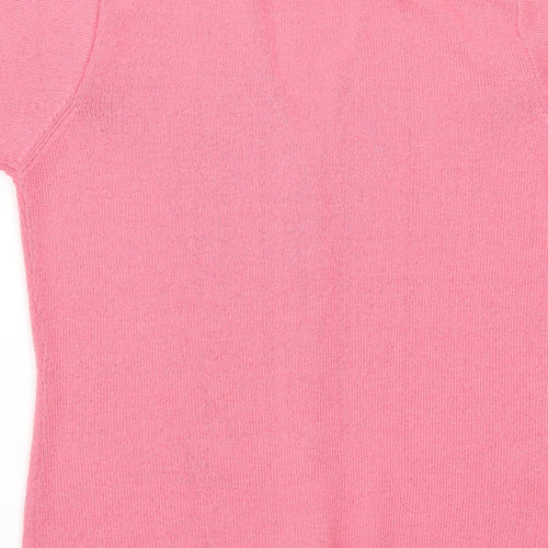Joie de Vivre Womens Pink   Cardigan Jumper Size L