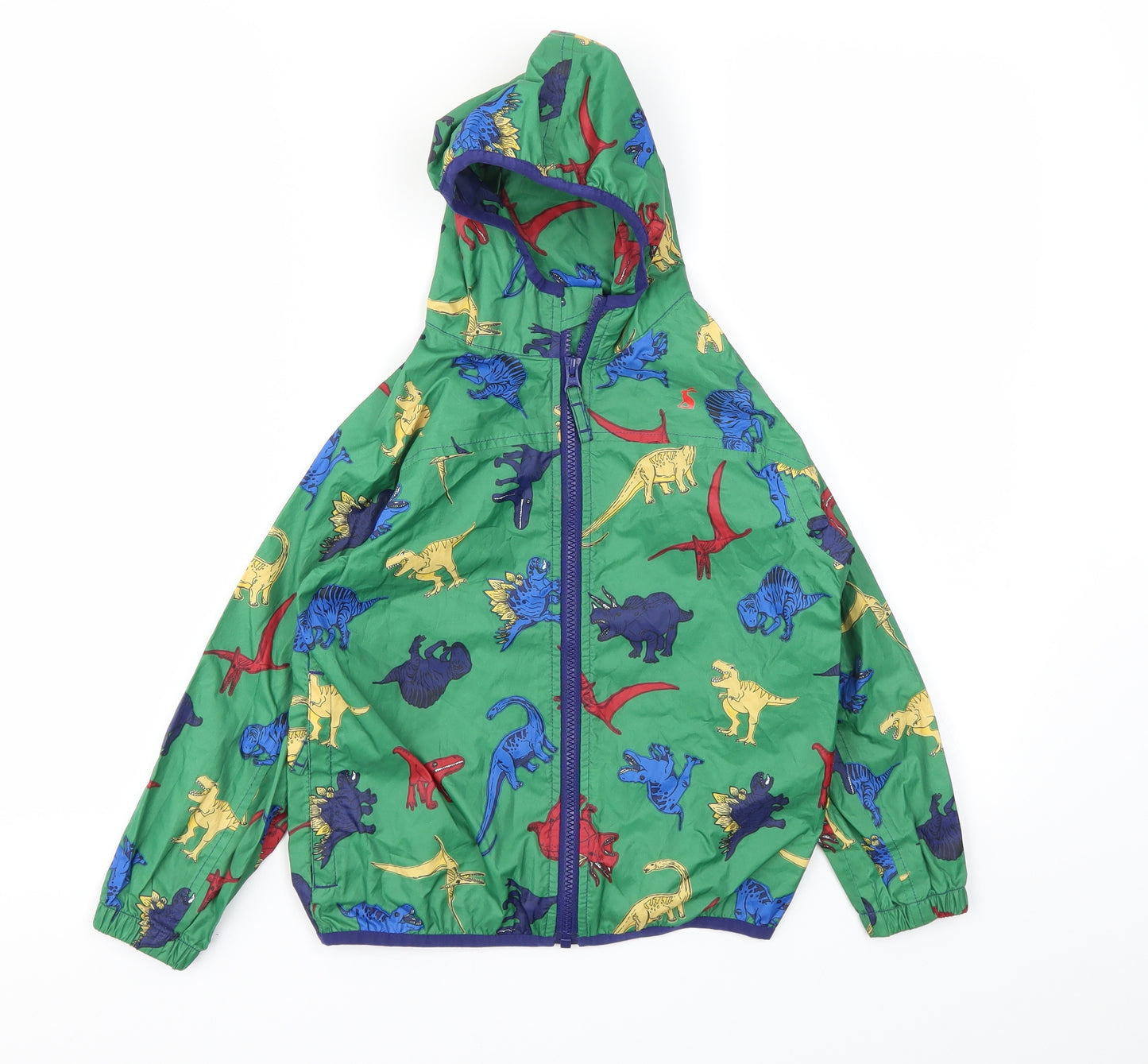 Joules Boys Multicoloured Animal Print  Basic Coat Coat Size 6 Years