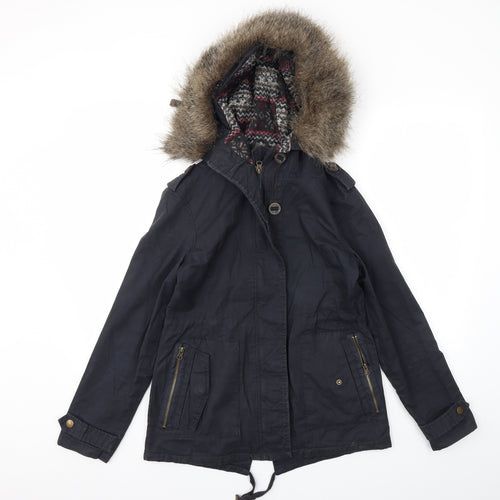 NEW LOOK  Womens Black   Jacket Coat Size 8