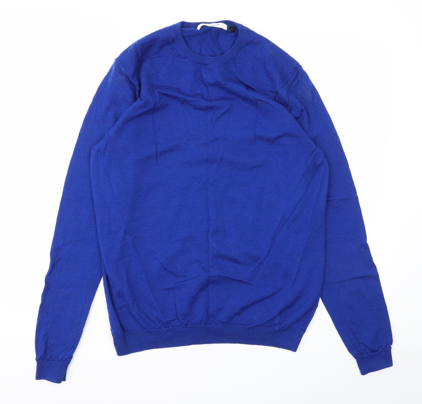 Mark Law Mens Blue   Pullover Sweatshirt Size L