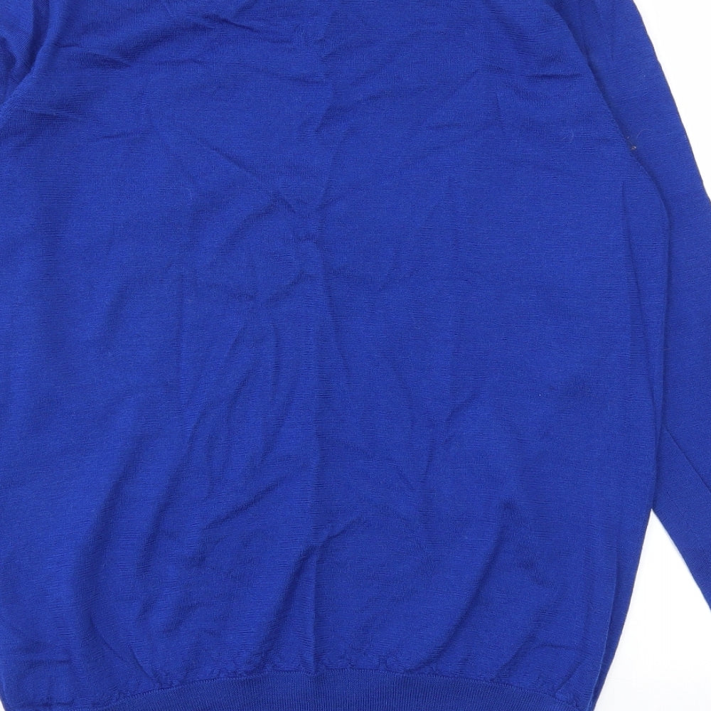 Mark Law Mens Blue   Pullover Sweatshirt Size L