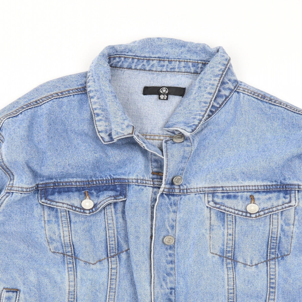 Missguided Womens Blue   Jacket  Size 16