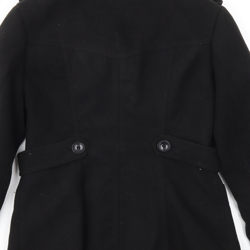 H&M Womens Black   Jacket Coat Size 8