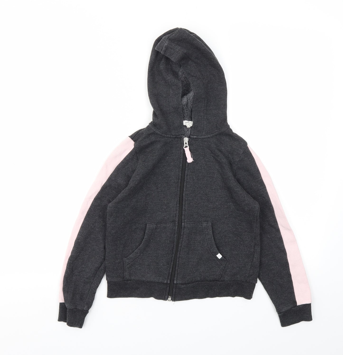 H&M Girls Grey   Full Zip Jumper Size 7-8 Years
