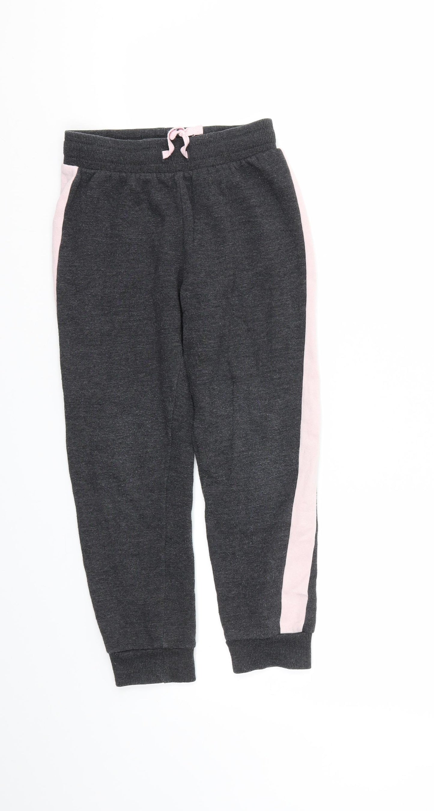 H&M Girls Grey   Capri Trousers Size 7 Years