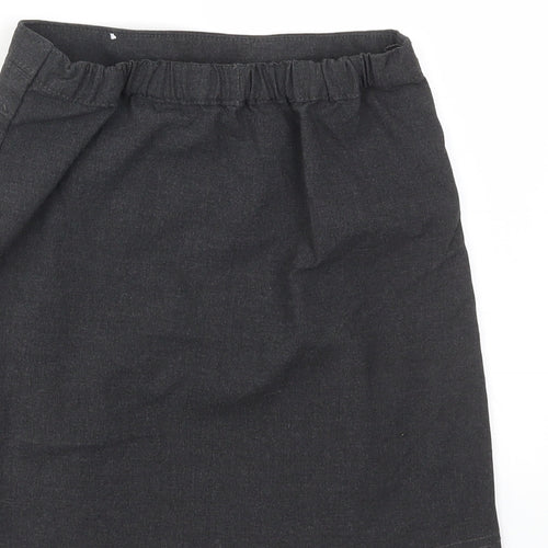 M&S Girls Grey   Flare Skirt Size 9 Years