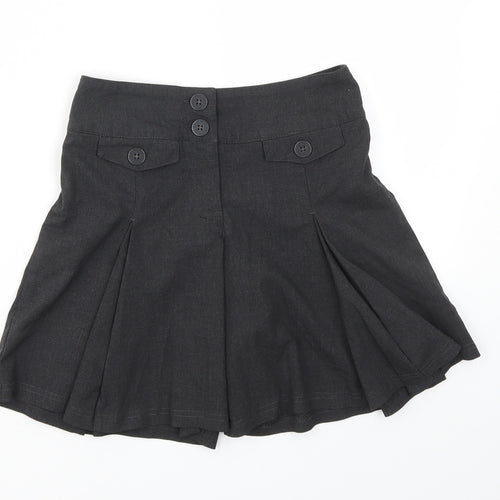 M&S Girls Grey   Cut-Off Shorts Size 8 Years
