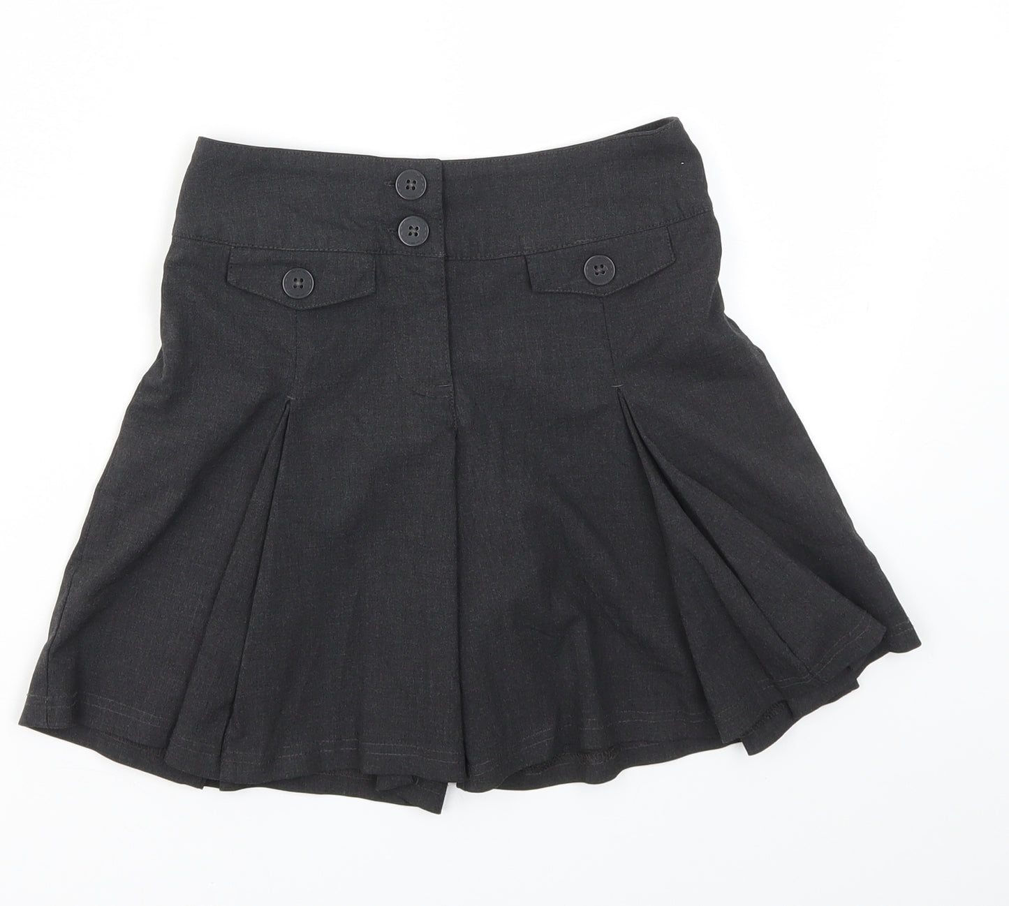 M&S Girls Grey   Cut-Off Shorts Size 8 Years