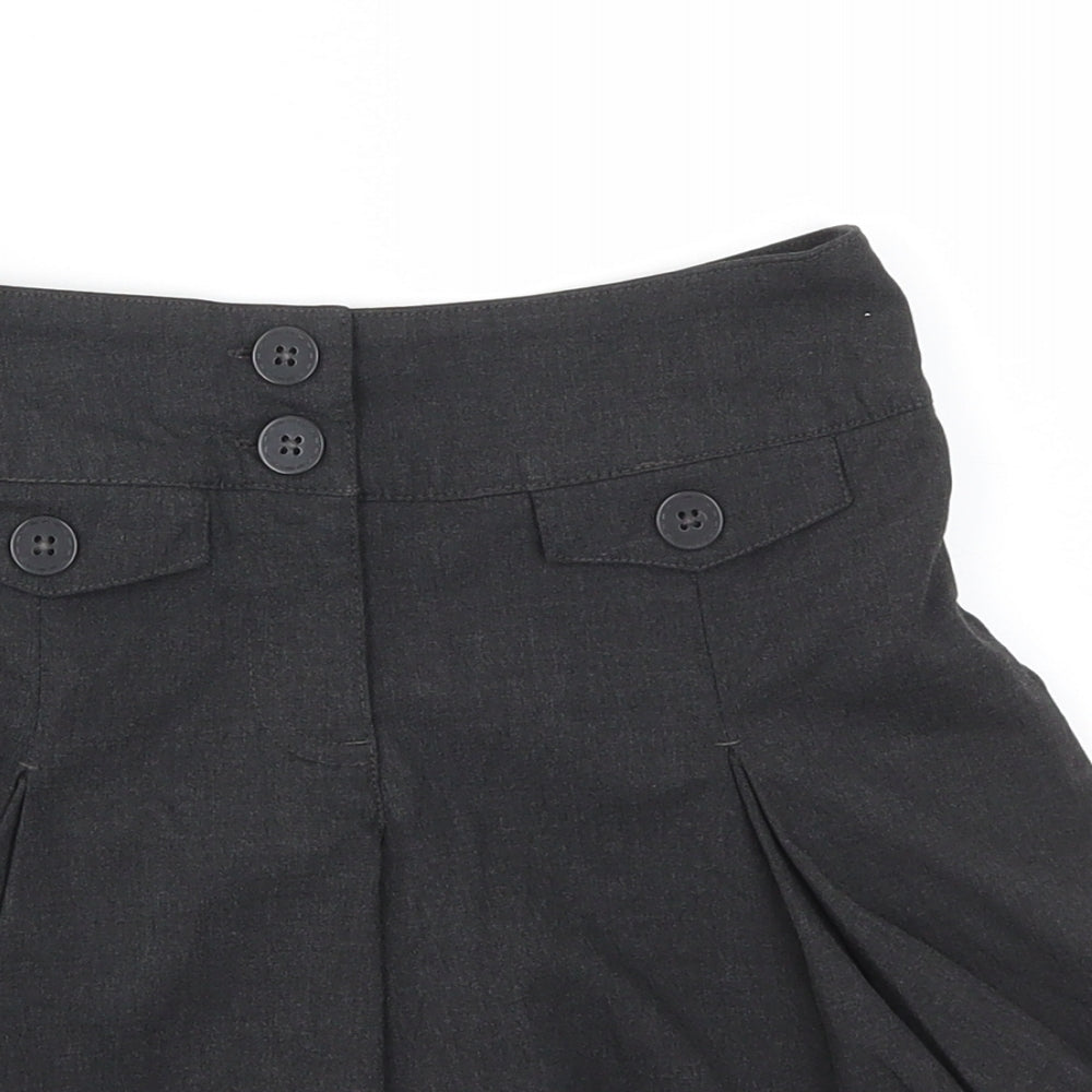 M&S Girls Grey   Cut-Off Shorts Size 8 Years