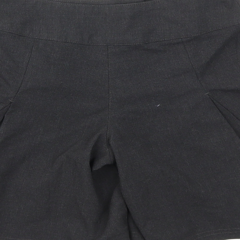 M&S Girls Grey   Cut-Off Shorts Size 8 Years