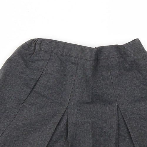 M&S Girls Grey   Flare Skirt Size 9 Years