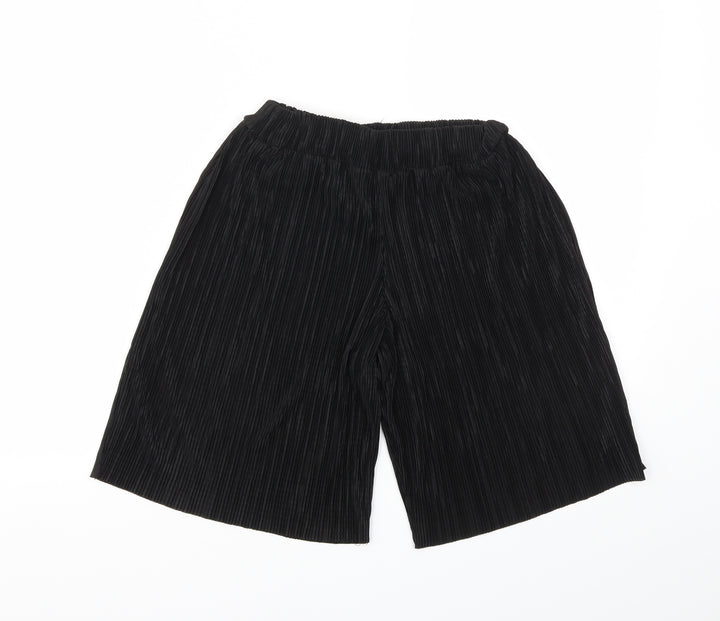 NEXT Girls Black Cut-Off Shorts Size 4 Years