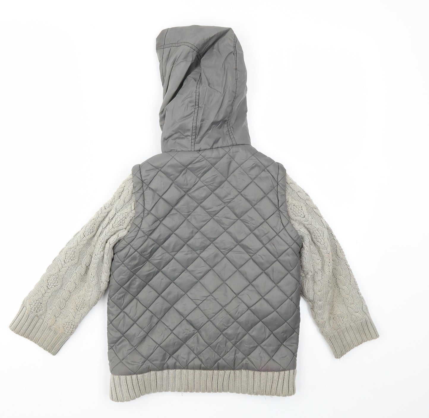 George Boys Grey   Basic Coat Coat Size 3-4 Years
