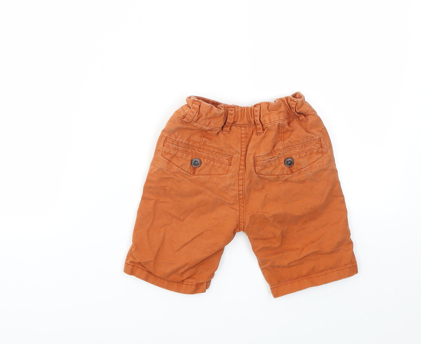 NEXT Boys Orange   Chino Shorts Size 4 Years