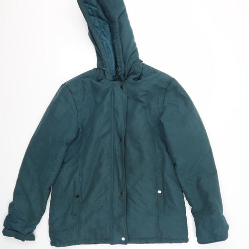 EWM Womens Green   Jacket Coat Size 14