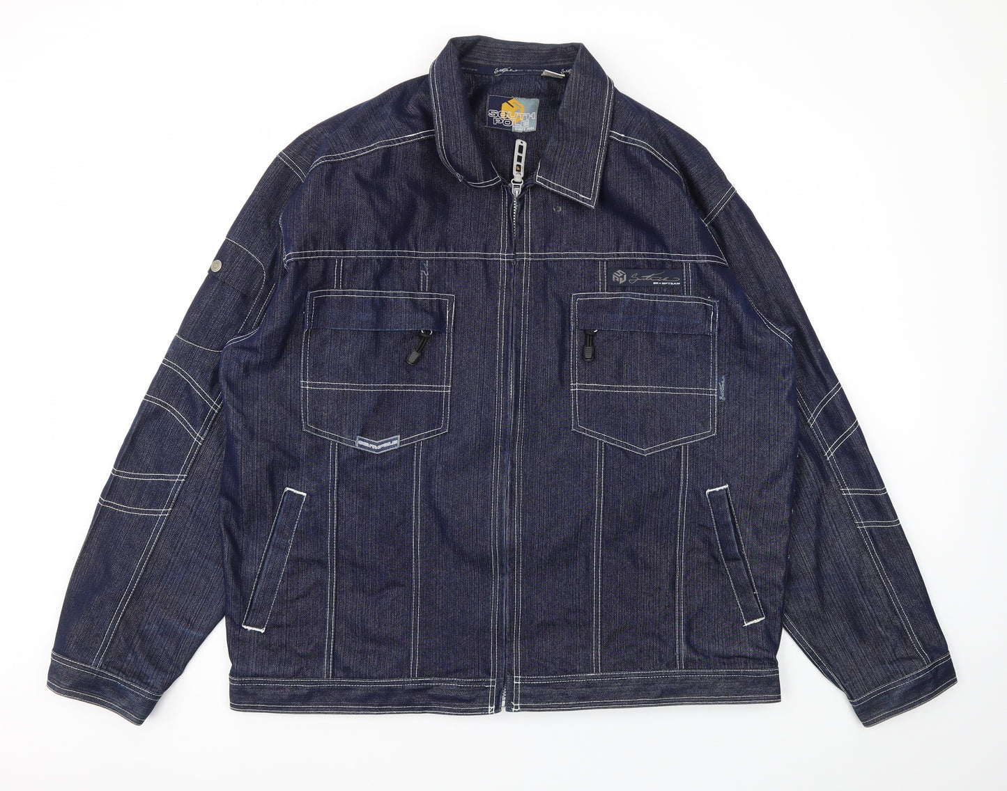SOUTH POLICE  Mens Blue   Jacket Coat Size XL