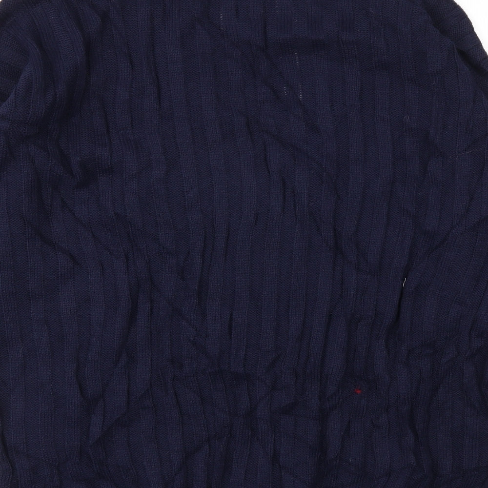 BHM Womens Blue   Cardigan Jumper Size L