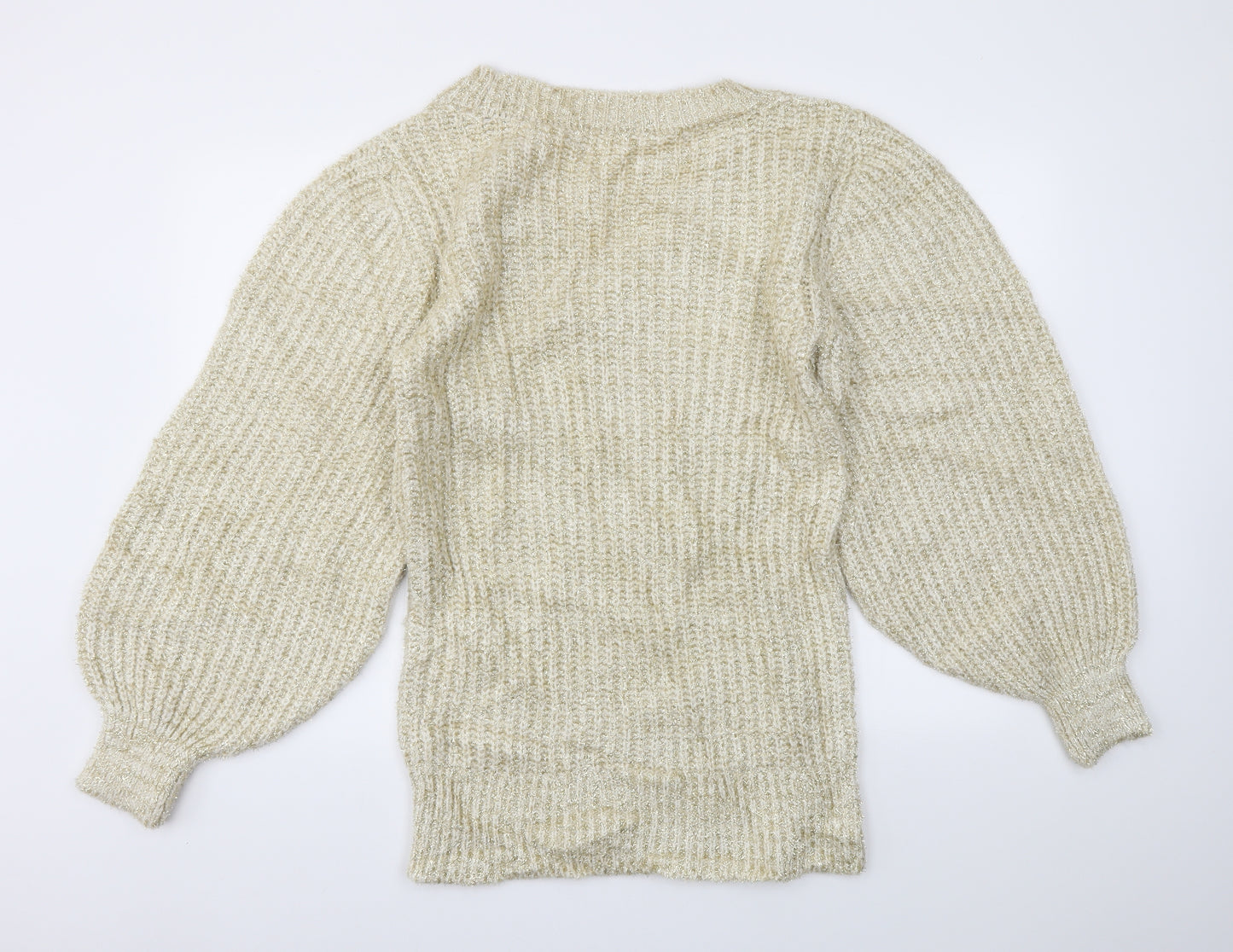 Preworn Womens Gold   Pullover Jumper Size 10