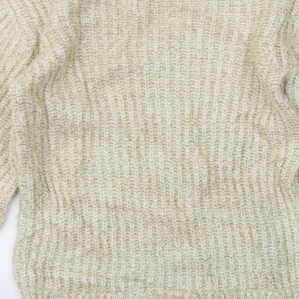 Preworn Womens Gold   Pullover Jumper Size 10