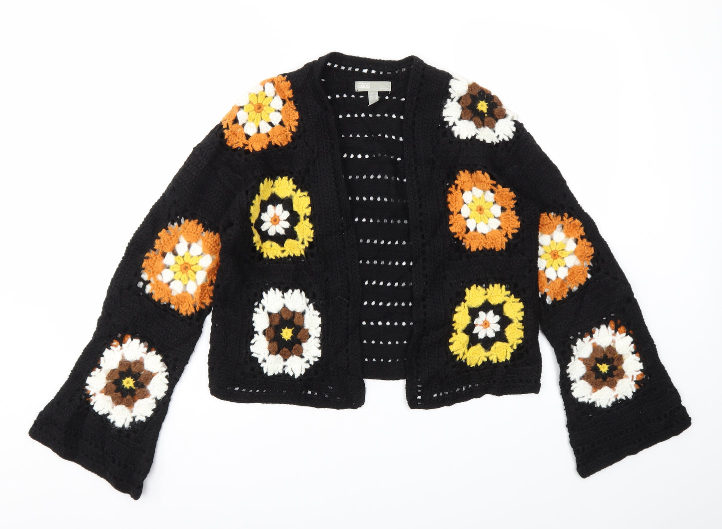 ASOS Womens Multicoloured Floral  Cardigan Jumper Size 8