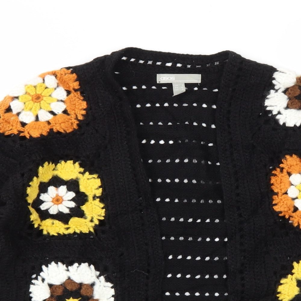 ASOS Womens Multicoloured Floral  Cardigan Jumper Size 8