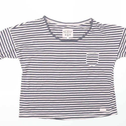 Debenhams Womens Multicoloured Striped  Basic T-Shirt Size 14