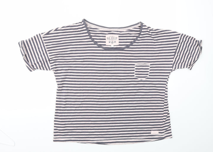 Debenhams Womens Multicoloured Striped  Basic T-Shirt Size 14